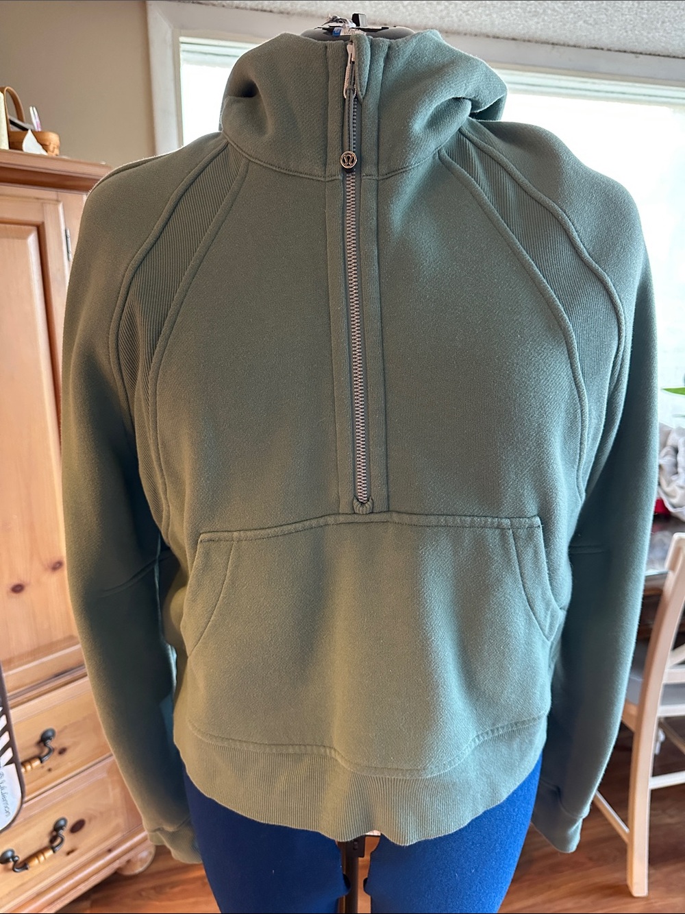 Scuba half zip hoodie